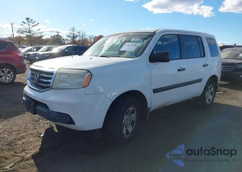 2012 Honda Pilot Lx from USA, damaged, VIN 5FNYF3H23CB013033